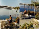 Gute Zeiten verdoppelt, Santorini, Griechenland.