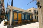 Restaurant Fassade, Chora, Lefkada, Griechenland.