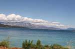 Mit Blick auf den Ionischen Insel Kontinent seit, Lefkada, Griechenland.