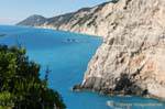 Küste und Klippen, um Porto Katsiki Lefkada, Griechenland.