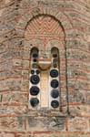 Fenster catholicon, Metamorphosis Sotiros-Kloster, Meteora, Griechenland.
