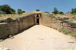 Dromos Schatzhaus des Atreus, Kuppelgrab, Mykene, Griechenland.