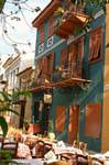 Straßen Farben, Nafplion, Griechenland.