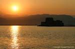 Nafplio, die venezianische Festung Bourdzi, Griechenland.