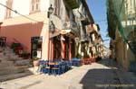 Tavern an der Ecke Staikopoulou, Nafplion, Griechenland.