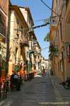 Terrace Street, Nafplion, Griechenland.