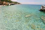 Kristallklares Wasser, Milopotamos Pilion, Griechenland.
