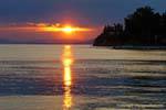 Sunset in Pelion, Griechenland.