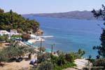 Mikrowellenbereich zu Moni Zoodochou Pigis Kalavrias, Poros, Griechenland.