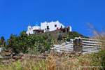 Sifnos, Artemonas, Kirche auf dem Hügel, Griechenland.