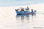 Sifnos, Chryssopigi, Fischerboot, Griechenland.