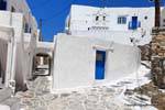 Sifnos, Kastro, einem kleinen quadratischen Turm, Griechenland.