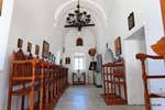Sifnos, im Innern der Kirche Panagia Chryssopigi, Griechenland.