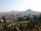 Panorama Athen von Akropolis, Griechenland.