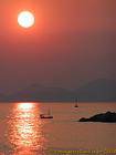 Sonnenuntergang, Hydra, Griechenland.