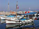 Hafen von Molos, Hydra, Griechenland.
