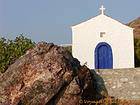 Agios Haralambos, Kapelle Vichlos, Hydra, Griechenland.