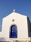 Kapelle Agios Haralambos Vlichos, andere Ansicht, Hydra, Griechenland.