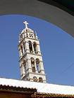 Marmor Glockenturm, Tinos, Griechenland.