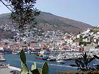 Το λιμάνι του νησιού Ύδρα, den Hafen von Hydra, Griechenland.