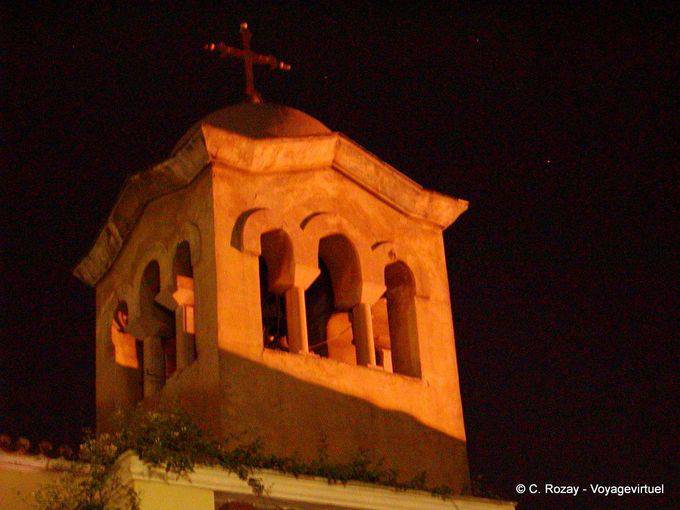 Athen Nacht byzantinischen Turm - Griechenland