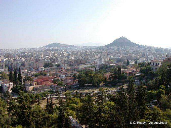 Panorama Athen von Akropolis - Griechenland