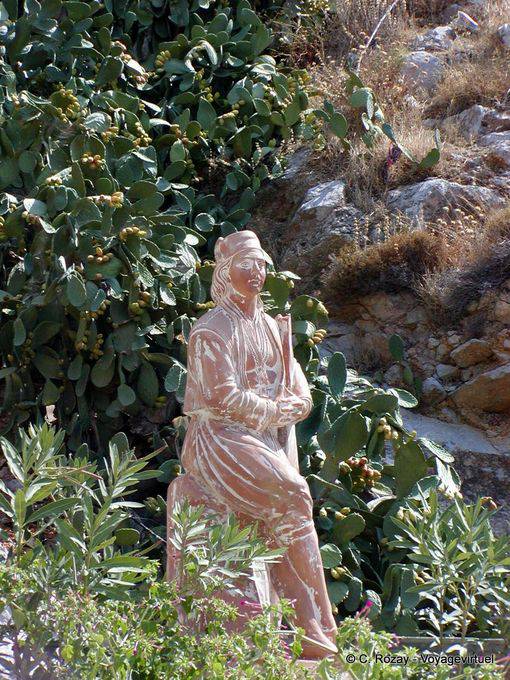Statue des Hafens, Hydra - Griechenland