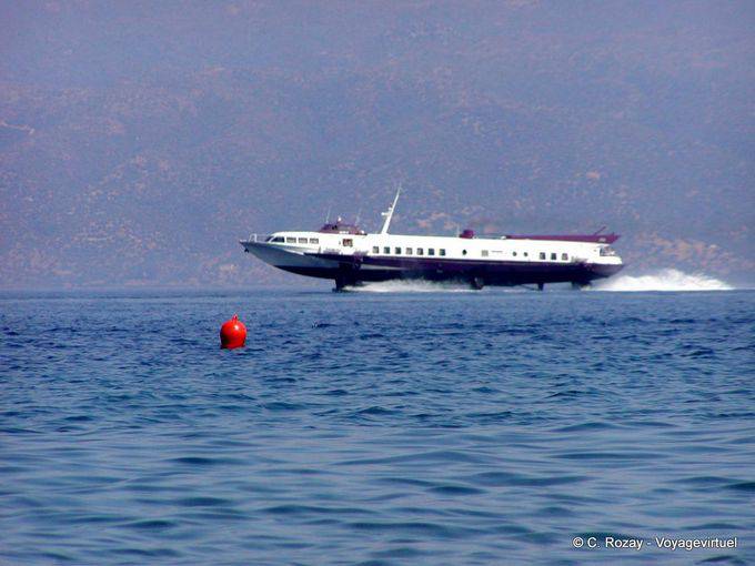 Tragflügelboot (Flying Dolphins), Hydra - Griechenland