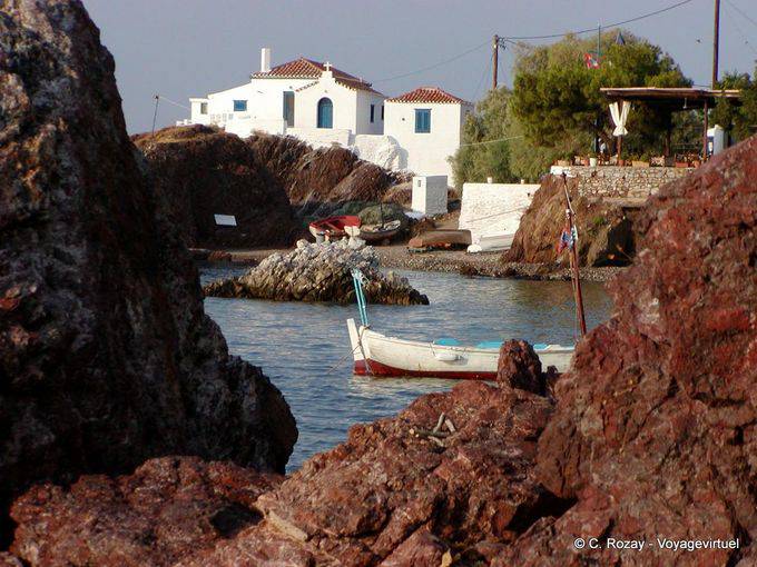 Vichlos Hafen Hydra - Griechenland