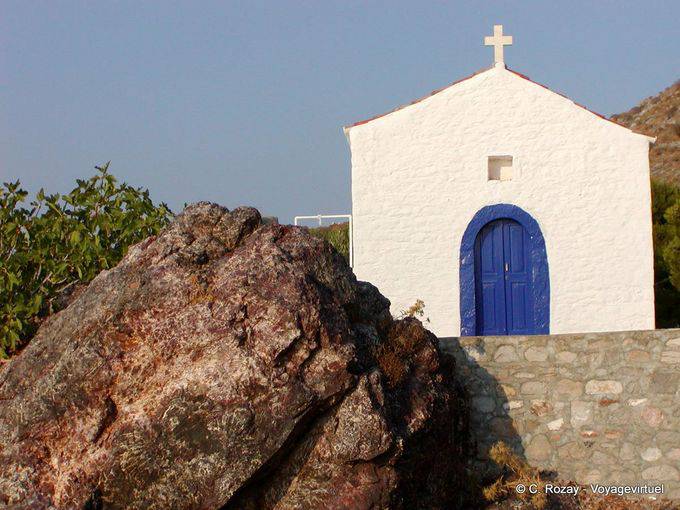 Agios Haralambos, Kapelle Vichlos, Hydra - Griechenland