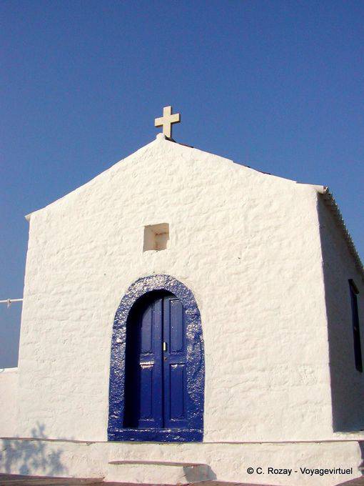 Kapelle Agios Haralambos Vlichos, andere Ansicht, Hydra - Griechenland