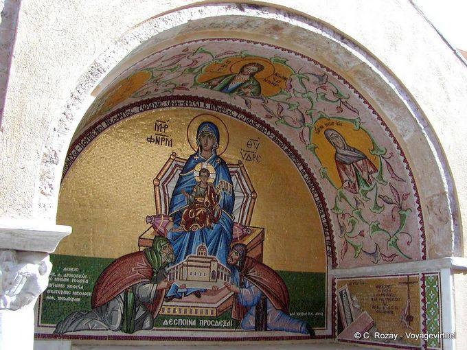 Mosaic Dormitio, Hydra - Griechenland