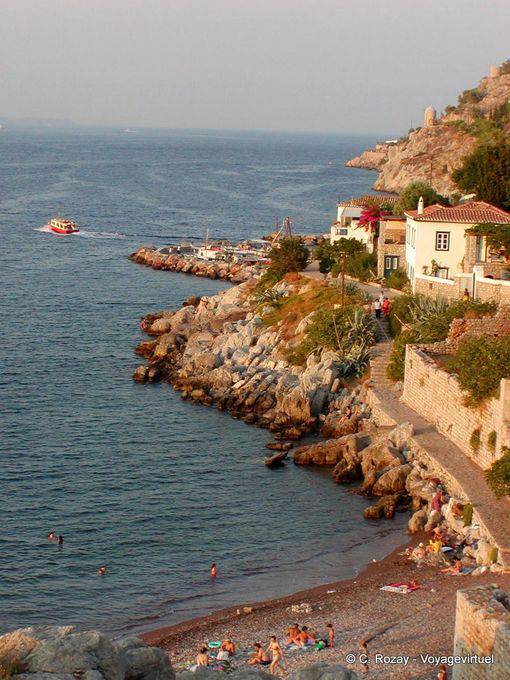 Wassertaxi Kaminia, Hydra - Griechenland