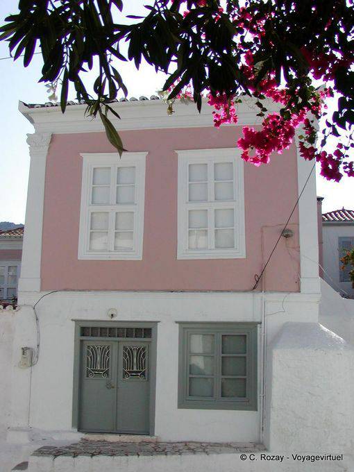 Grau und Rosa, Hydra - Griechenland