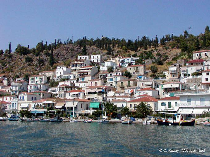 Der Hafen von Poros Saronische - Griechenland