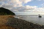 Volcanic Kiesstrand, Guadeloupe, Guadeloupe.