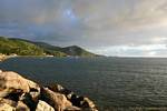 Meer und Himmel in Basse-Terre, Guadeloupe, Guadeloupe.