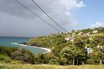 Die Küste in der Nähe von Old Fort, Guadeloupe.