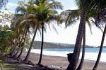 Grande Anse Strand zwischen Petit-Bourg und Trois-Rivières, Guadeloupe.