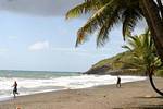 Strand nahe Petit-Bourg, Guadeloupe.