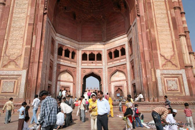 Fatehpur Sikri Jama Masjid Buland Darwaza Porte Sublime - Indien