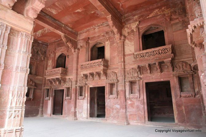 Fatehpur Sikri Jodh Bai Palace - Indien
