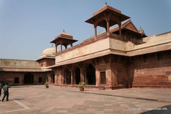 Fatehpur Sikri Jodh Bai Palace - Indien
