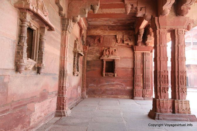 Fatehpur Sikri Jodh Bai Palace - Indien