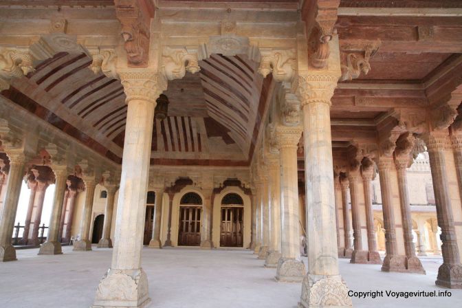 Jaipur Amber Palace Diwan I Amm - Indien