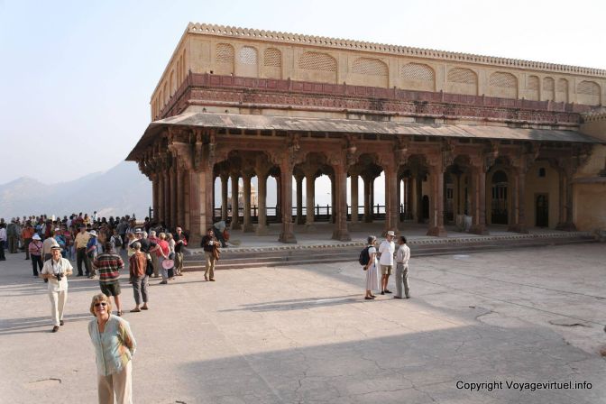 Jaipur Amber Palace Diwan I Amm - Indien