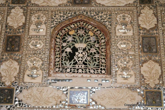 Jaipur Amber Palace Diwan I Khas Chambre D Hiver - Indien