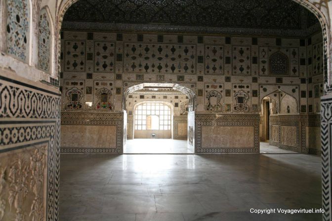 Jaipur Amber Palace Diwan I Khas Chambre D Hiver - Indien