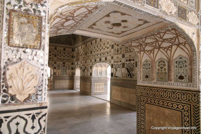 Jaipur Amber Palace Diwan I Khas Chambre D Hiver - Indien