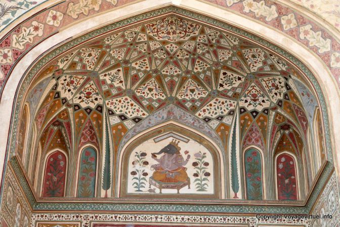 Jaipur Amber Palace Ganesh Pol - Indien